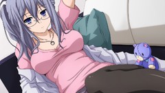 Glasses blue eyes pantyhose purple hair date a live