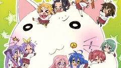 Glasses Chibi blush lucky star seifuku hiiragi kagami izumi 