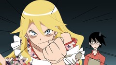 Glasses faces smirk earrings shirts blondes fists long hair 