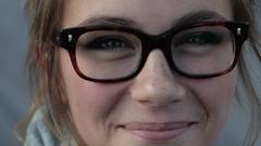 Glasses freckles girls with glasses