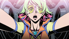 Glasses green hair Redline