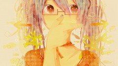 Glasses hatsune miku vocaloid meganekko