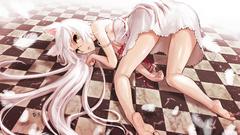 Glasses long hair nekomimi