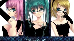 Glasses mai hatsune miku vocaloid megurine luka kagamine rin 