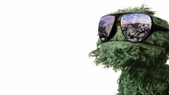 Glasses Oscar the Grouch muppet