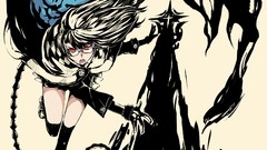 Glasses red eyes anime girls pixiv fantasia