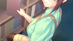 Glasses smiley Books meganekko