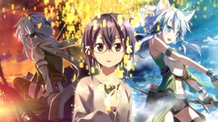 Glasses white hair red eyes anime girls blue eyes brunettes 