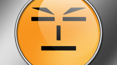 Glassy face angry here