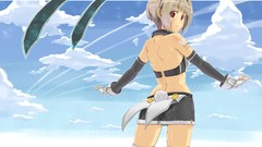 Gloves anime girls Bunnies animal ears miniskirts