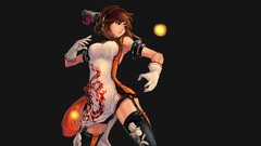 gloves Blade & Soul anime girls Anime boobs Simple Background