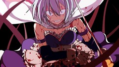 Gloves dress blue eyes