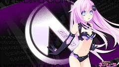 Gloves elbows long hair blue eyes tsunako hyperdimension 