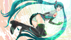 Gloves hatsune miku vocaloid twintails