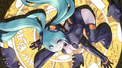 Gloves long hair anime girls Bunnies hatsune miku vocaloid 