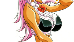 Gloves pink hair animal