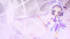 Gloves purple hair purple