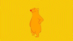 Glow Bears funny minimalistic adult swim