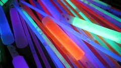 Glowing rave trippy glow