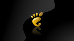 Gnome black computer