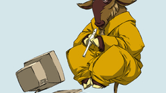 Gnu old school flute