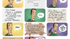 God chaos human outer space artwork quantum physics casual 