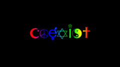 God coexist peace religion