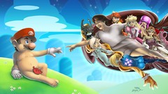God Mario nintendo parody the creation of adam