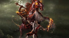 God of war kratos artwork video games fantasy art