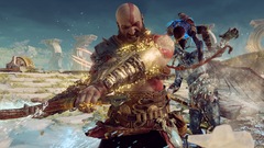 god of war kratos Atreus playstation fantasy art video game art