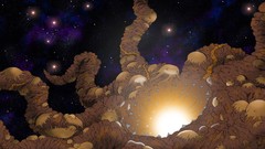 God outer space fantasy art