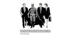 Goddamn Batman monochrome crossovers