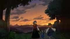 Goddess anime girls short hair kochiya sanae touhou moriya 