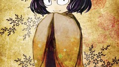 Goddess anime girls short hair touhou purple hair yasaka kanako 