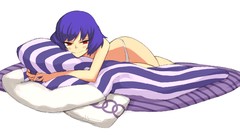 Goddess anime girls short hair touhou yasaka kanako video games