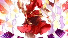 Goddess Ropes anime girls touhou yasaka kanako video games