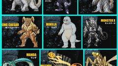 Godzilla Gigan manda Mothra