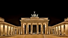 Gold architecture gates brandenburger tor
