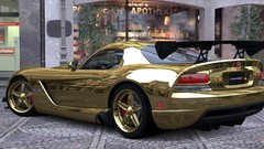 Gold cars American playstation 3 dodge viper american cars 