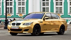 Gold cars BMW