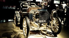 Gold cars Mercedes-Benz vehicles antique old cars