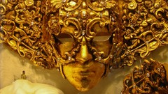 Gold Italy venice masks carnivals