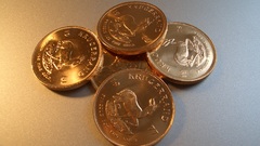Gold krugerrands high