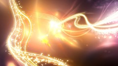 Gold lines digital art