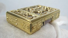 Gold Paris white background lighters St. Dupont