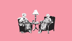 Gold thread This banksy grannies