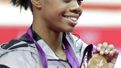 Gold woman medals olympics 2012 Gabrielle Douglas