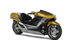 Gold Yamaha 2007 motorbikes