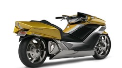 Gold Yamaha 2007 motorbikes