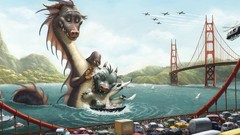 Golden gate bridge artwork